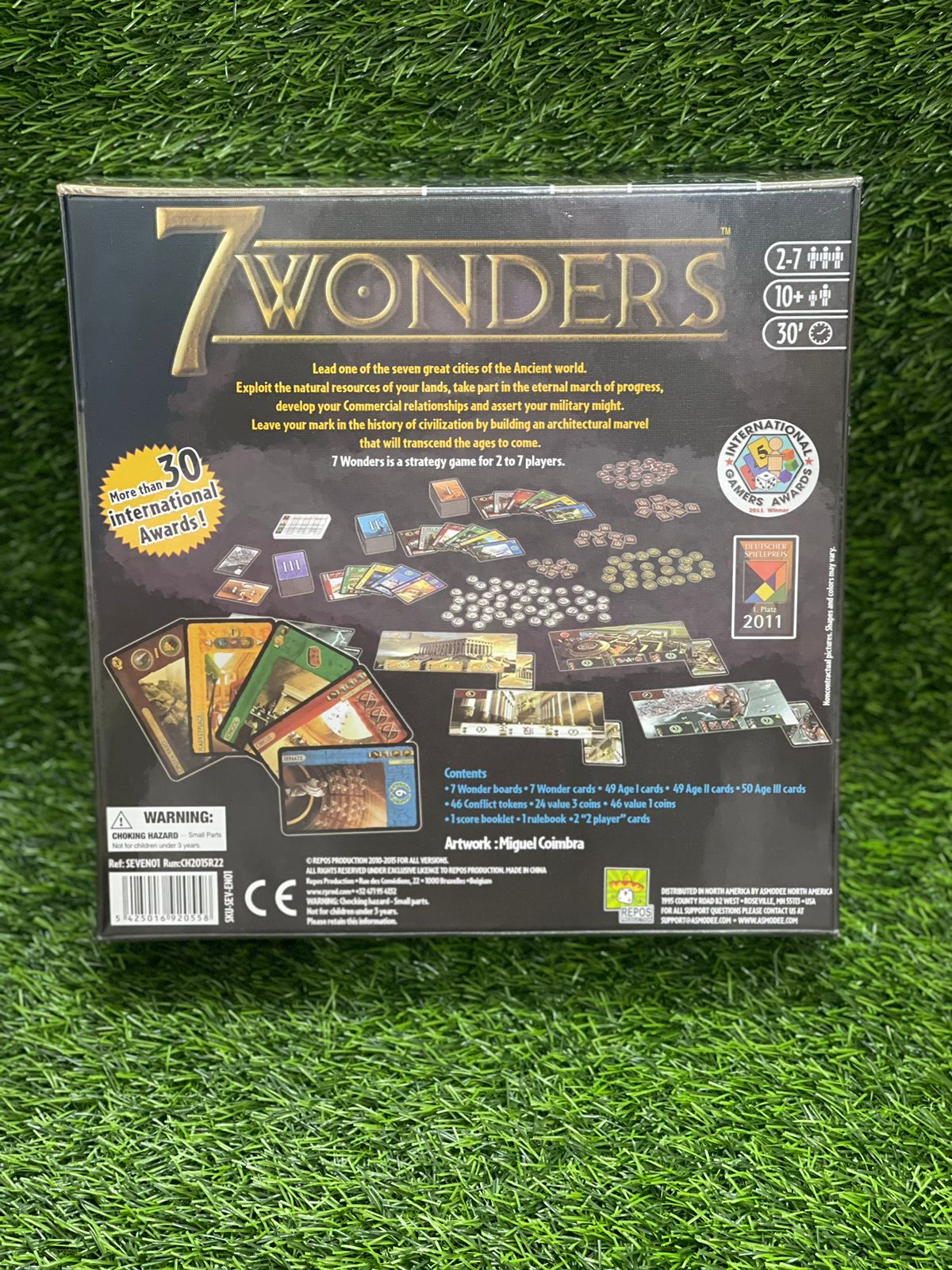 7 Wonders Board Game Layout